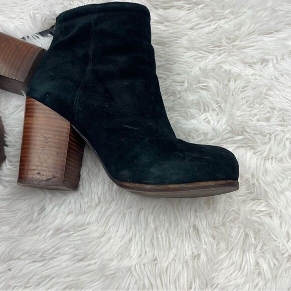 Jeffrey Campbell Rumble Homemade Havana Last Suede High Heel Booties - Picture 11 of 15